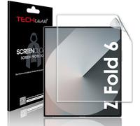TECHGEAR Inside Screen Protector for Samsung Galaxy Z Fold 6 [Screen Cloak Edition] [Easy Fit] [Folding Friendly] [FULL Display Coverage] [High Definition] [Bubble Free] Clear Flexible TPU Film