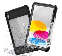 TECHGEAR iPad A16 Waterproof Case 11th Generation (11" / 2025) & iPad 10th Gen 10.9 inch - Poseidon Rugged Shockproof Cover with Screen Protector, Stand, Shoulder & Hand Strap