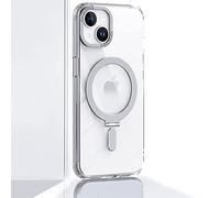 TECHGEAR iPhone 14 Plus Stand Case [Fusion Armour Ring] Premium Hybrid Tough Rugged Protective Magnetic Kickstand Case, Compatible with MagSafe Case for iPhone 14 Plus 6.7" - Clear