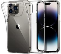 TECHGEAR iPhone 14 Pro Clear Gel Case [AirFlex] Crystal Clear Slim & Light, Protective, Flexible Soft Gel/TPU Cover with Soft Touch Keys Designed for iPhone 14 Pro 6.1" (Super Clear)