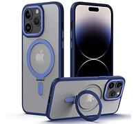 TECHGEAR iPhone 15 Pro Max Stand Case [Fusion Armour Ring] Premium Hybrid Tough Rugged Protective Magnetic Kickstand Case, Compatible with MagSafe Case for iPhone 15 Pro Max 6.7" - Blue