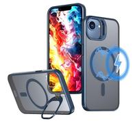 TECHGEAR iPhone 17e / 16e Kickstand Magnetic Case - Tough Rugged Protective Stand Phone Case, MagSafe Compatible Slim Hybrid Cover for iPhone 16e / 17e - Blue