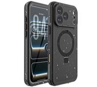TECHGEAR iPhone 18 Pro Max / 17 Pro Max Waterproof Case, MagSafe Compatible | Ring Kickstand, Built-In Screen Protector, 360° Shockproof, Camera Protector, Clear Audio Mic, Camera Control, Dustproof