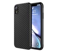 TECHGEAR iPhone XR Case, Flexible Shockproof TPU Slim Fit Case Cover - Carbon Fibre Design Soft Flexible Protective Shell Guard Case Compatible with Apple iPhone XR 6.1"