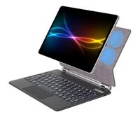 TECHGEAR Keyboard Case for Samsung Galaxy Tab S10 Lite, S9 FE, S10 FE 10.9" ONLY Tablet Keyboard Case with Trackpad, Magnetic Floating Stand, Backlit UK QWERTY (X400 X520 X510 Series)