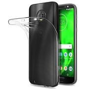 TECHGEAR Moto G6 Case - [AirFlex] Slim & Light, Protective, Flexible Gel/TPU Cover with Soft Touch Keys Compatible with Motorola Moto G6 (Super Clear)