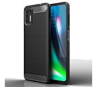 TECHGEAR Moto G9 Plus Carbon Fibre Case [Stealth Case] Flexible, Shockproof, Ultra Slim, Soft TPU Protective Shell Cover with Carbon Fibre Detailing Designed for Motorola Moto G9 Plus