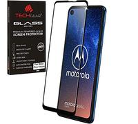 TECHGEAR Moto One Vision GLASS Edition Genuine Tempered Glass Screen Protector [2.5D Round Edge] [9H Hardness] [Crystal Clarity] [Scratch-Resistant] [No-Bubble] Compatible for Motorola Moto One Vision