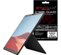 TECHGEAR [Pack of 2 Anti Glare/Matte Screen Protectors for Microsoft Surface Pro X (13 Inch screen) - Matte Screen Protector Covers + Screen Cleaning Cloth & Applicator Card