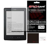 TECHGEAR [Pack of 3] ANTI GLARE Screen Protectors for Kindle 6" eReader (2010 to 2014 Generations) - MATTE Screen Protectors Compatible with Kindle 6" eReader (2010 to 2014 Generations)
