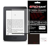 TECHGEAR [Pack of 3] ANTI GLARE Screen Protectors for Kindle Paperwhite and Paperwhite 3G eReader with 6" Dispaly - MATTE Screen Protectors Compatible with Amazon Kindle 4