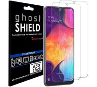 TECHGEAR [Pack of 3] Screen Protectors fit Samsung Galaxy A50 [ghostSHIELD Edition] Reinforced TPU film Screen Protector Guard...