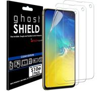 TECHGEAR [Pack of 3] Screen Protectors fit Samsung Galaxy S10e [ghostSHIELD Edition] Reinforced TPU film Screen Protector Guard Covers [FULL Screen Coverage] Curved Screen Area (NOT for S10, S10+)