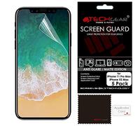 TECHGEAR [Pack of 5] Matte Screen Protectors for iPhone 11 Pro Max, iPhone XS Max - ANTI GLARE/MATTE Screen Protectors With Cloth & Application Card Compatible with Apple iPhone 11 Pro Max, XS Max
