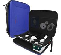 TECHGEAR Portfolio Tablet Sleeve Organiser - Zipped Hard Shell Protective Business Carry Cover Bag Holder Case Fits iPad Pro...