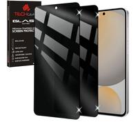 TECHGEAR Privacy 3D Glass Screen Protector for Samsung Galaxy S25 FE & S24 FE 5G [2 Pack] Anti-Spy Tempered Glass Full Coverage [9H Hardness] [Privacy Filter]
