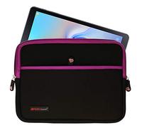 TECHGEAR Pro Sleeve [10] Slim Neoprene Zipped Protective Sleeve Case Cover, Anti-Shock Bubble Interior fits Samsung Tab A 10.1 2019, T580, Tab A 10.5 T590, Tab S6 T860, S5e S4 10.5, Tab S3 S2 9.7 etc