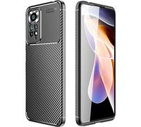 RedMi Note 11 Pro 5G Carbon Fibre Case Flexible, Shockproof, Slim, Soft TPU Protective Shell Cover with Carbon Fibre Detailing