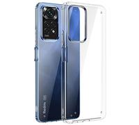 TECHGEAR Redmi Note 11 Tough Case for [Fusion FX] Premium Hybrid Tough Rugged Protective Bumper Case Heavy Duty Protection with Clear Back Designed For Xiaomi RedMi Note 11 - Clear