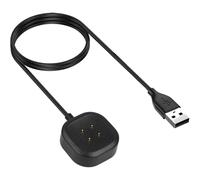 TECHGEAR Replacement USB Charger Cable Dock for Fitbit Versa 3 / Versa 4 / Sense / Sense 2, USB Charging Power Cradle Dock, Fitness SmartWatch