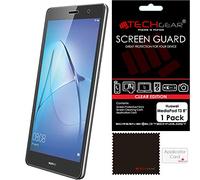 TECHGEAR Screen Protector fit Huawei MediaPad T3 8" - Ultra Clear Screen Protector Guard Covers with Screen Cleaning Cloth & Application Card