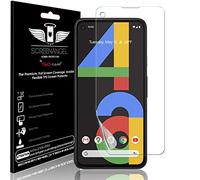 TECHGEAR Screen Protector fits Google Pixel 4a [Screen Angel Edition] [Case Friendly] [Bubble Free] [FULL Screen Coverage] HD Clear Flexible TPU Film, NOT Pixel 4a 5G