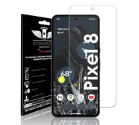 TECHGEAR Screen Protector fits Google Pixel 8 [Screen Angel Edition] [In-Display Finger ID Support] [Case Friendly] [Bubble Free] [FULL Screen Coverage] HD Clear Flexible TPU Film