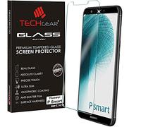 TECHGEAR Screen Protector fits Huawei P Smart (2018) - GLASS Edition Genuine Tempered Glass Screen Protector Guard Cover Compatible with Huawei P Smart 2018