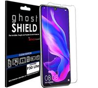 TECHGEAR Screen Protector fits Huawei P30 Lite [ghostSHIELD Edition] Genuine Reinforced TPU film Screen Protector Guard Covers with FULL Screen Coverage inc Curved Screen Area