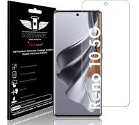 TECHGEAR Screen Protector fits Oppo Reno 10 5G [Screen Angel Edition] [Case Friendly] [Bubble Free] [FULL Screen Coverage] HD Clear Flexible TPU Film