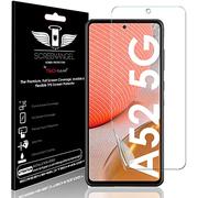 TECHGEAR Screen Protector fits Samsung Galaxy A52 / A52s 5G [Screen Angel Edition] [In-Display FingerID Support][Case Friendly] [Bubble Free] [FULL Screen Coverage] HD Clear Flexible TPU Film