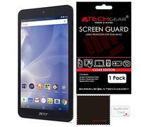 TECHGEAR Screen Protector for Acer Iconia One 7 with Model B1-780 - Clear Lcd Screen Protector Guard Cover With Screen Cleaning Cloth & Application Card