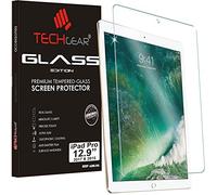 TECHGEAR Screen Protector for iPad Pro 12.9" 2017/2015 - GLASS Edition Genuine Tempered Glass Screen Protector Guard Cover Compatible with Only Apple iPad Pro 12.9 Inch 2017 and 2015