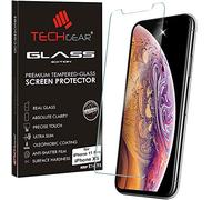 TECHGEAR Screen Protector for iPhone 11 Pro, iPhone XS, iPhone X - Genuine Tempered Glass Screen Protector Guard Cover Compatible with Apple iPhone 11 Pro iPhone XS, X