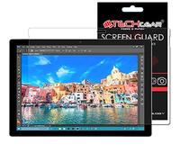 TECHGEAR Screen Protector for Microsoft Surface Pro 6, Pro 2017 & Pro 4 (12.3 Inch screen) - Ultra Clear Screen Protector Guard Cover With Screen Cleaning Cloth & Application Card