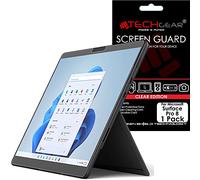 TECHGEAR Screen Protector for Microsoft Surface Pro 8 (13 Inch screen) - Ultra Clear Film Screen Protector Guard Cover With Screen Cleaning Cloth & Application Card