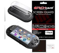 TECHGEAR Screen Protector for PlayStation PS Vita SLIM/Vita 2000 - FRONT & BACK Clear Screen Protectors Compatible with Sony PlayStation Vita SLIM/Vita 2000 FRONT & BACK (PS Vita Slim 2014)