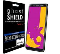 TECHGEAR Screen Protector for Samsung Galaxy J6 Plus, J6+ 2018 [ghostSHIELD Edition] Genuine Reinforced TPU Screen Protector Guard Cover with Full Screen Coverage including Curved Screen Area