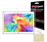 TECHGEAR Screen Protector for Samsung Galaxy Tab S 10.5 Inch (SM-T800 / SM-T805) - Ultra Clear Lcd Screen Protector Gaurd Covers With Screen Cleaning Cloth & Application Card