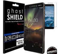 TECHGEAR Screen Protector to fit Nokia 6.1 [ghostSHIELD Edition] Reinforced Flexible TPU Screen Protector with Full Screen Coverage