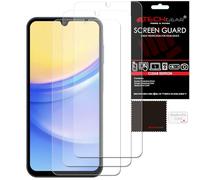 TECHGEAR Screen Protectors [3 Pack] Compatible with Samsung Galaxy A15 5G / A15, CLEAR LCD Screen Protectors Cover Guards