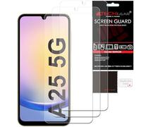 TECHGEAR Screen Protectors [3 Pack] Compatible with Samsung Galaxy A25 5G, CLEAR LCD Screen Protectors Cover Guards
