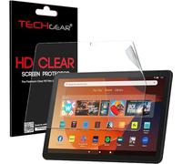TECHGEAR Screen Protectors for New Amazon Fire HD 10" / HD 10" Kids (2023 / 13th Generation) [New EASY-FIT] CLEAR Edition Screen Protector Guard Covers