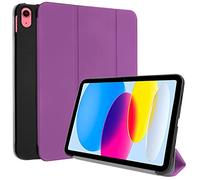 TECHGEAR Smart Case for iPad 11th & 10th Generation, Slim Smart Case Tri-fold Stand Cover with Corner Protection [Auto Wake/Sleep] for Apple iPad 11" (A16) 2025 / iPad 10.9" 2022 - Purple