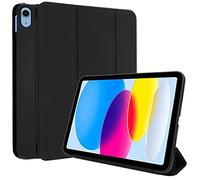 TECHGEAR Smart Case for iPad 11th Gen (2025 A16) & 10th Gen (2022), Slim Tri-Fold Stand Cover with Corner Protection, Auto Wake/Sleep, for iPad A16 11" / 10.9" - Black