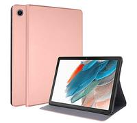 TECHGEAR Smart Case for Samsung Galaxy Tab A8 10.5" 2022 Release (SM-X200 / SM-X205) PU Leather Slim Smart Case Stand Cover with Corner Protection [Auto Wake/Sleep] - Rose Gold