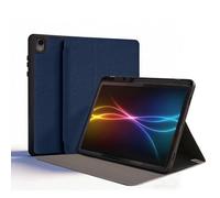 TECHGEAR Smart Case for Samsung Galaxy Tab S11 11" (SM-X730 / SM-X736) with S Pen Holder, Slim PU Leather Protective Folio Stand Cover, Multi-Angle Viewing & Auto Wake/Sleep - Navy Blue
