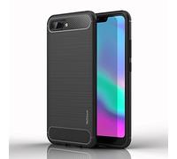 TECHGEAR Stealth Case Compatible with Honor 10 - Flexible, Shockproof, Slim Fit, Soft TPU Protective Shell Cover with Carbon Fibre Design