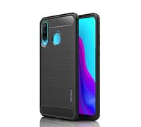 TECHGEAR Stealth Case fits Huawei P30 Lite - Flexible, Shockproof, Ultra Slim, Soft TPU Protective Shell Cover with Carbon Fibre Detailing Compatible with Huawei P30 Lite