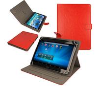 TECHGEAR [Stellar (10)] Universal Case for Linx 10 Inch Tablets - Protective Case with Viewing Stand (Red)